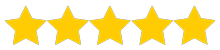 5 star reviews